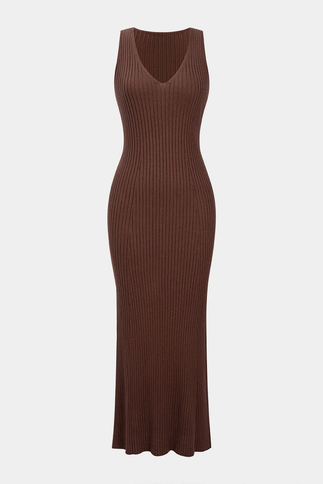Knit Ribbed Sleeveless Dress sold by Micas product image thumbnail 5