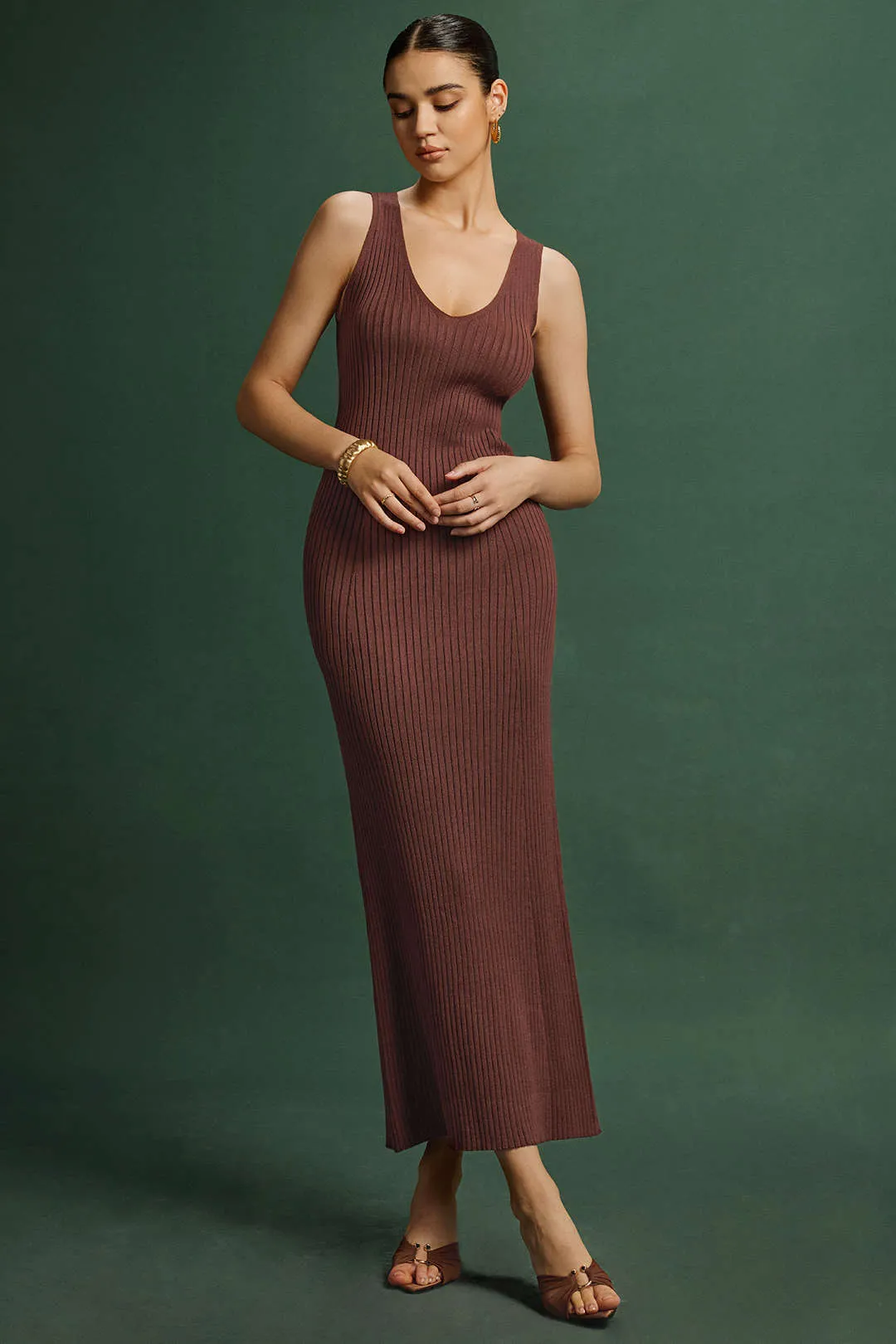 Knit Ribbed Sleeveless Dress sold by Micas