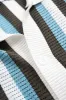 Color Block Stripes Print Knit Button Hollow Out Short-Sleeve Top sold by Micas