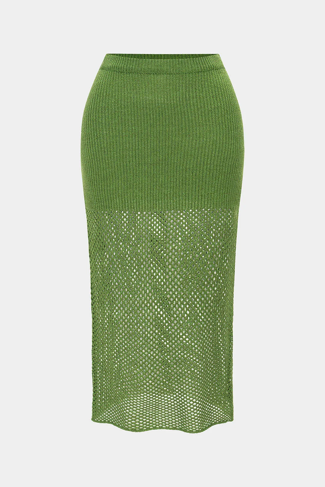 Plus Size Knit Midi Skirt sold by Micas