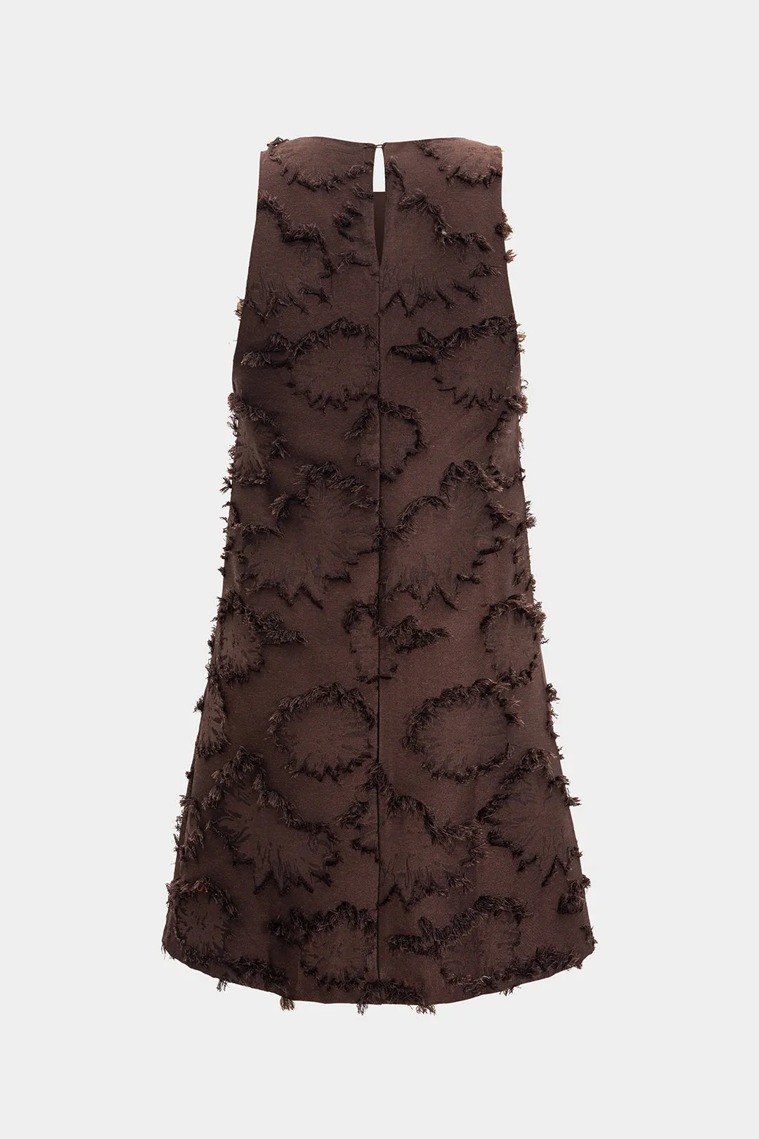 Knit Fringe Trim Sleeveless Dress sold by Micas product image thumbnail 2