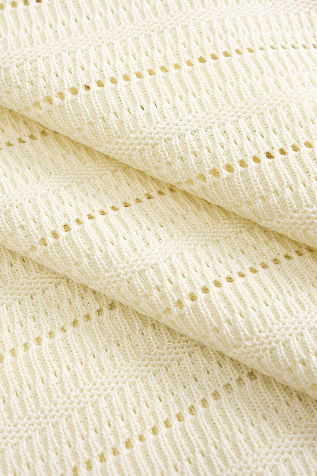 Knit Contrast Button Short-Sleeve Shirt And Skirt Set sold by Micas product image thumbnail 4