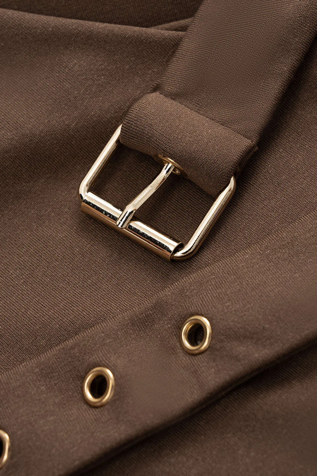 Solid Belted Sleeveless Bodysuit sold by Micas product image thumbnail 3