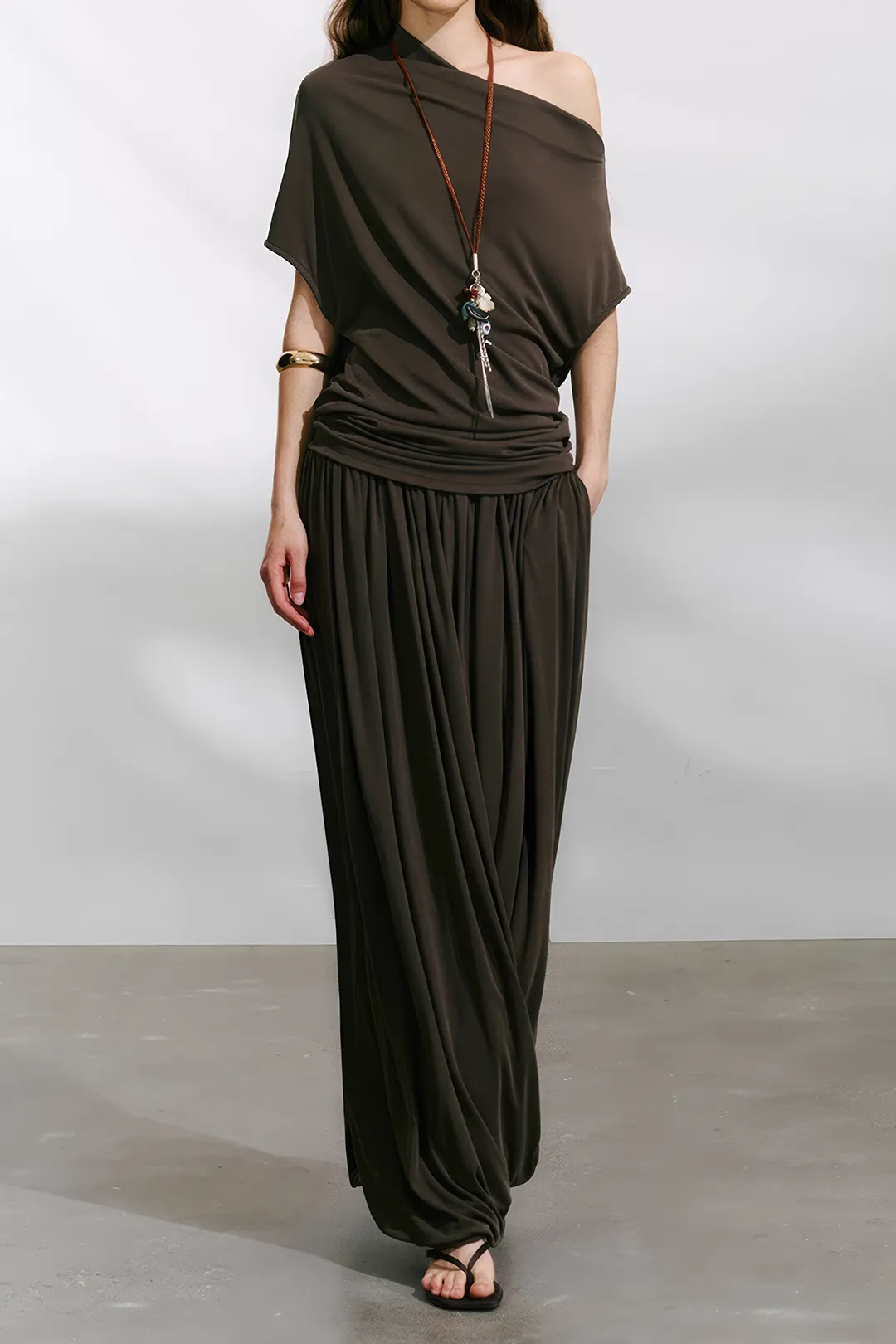 Solid Ruched Skirt sold by Micas product image thumbnail 2