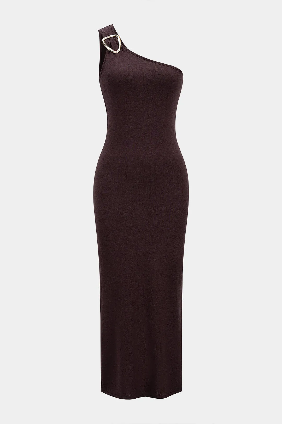 One Shoulder Asymmetrical Sleeveless Maxi Dress sold by Micas