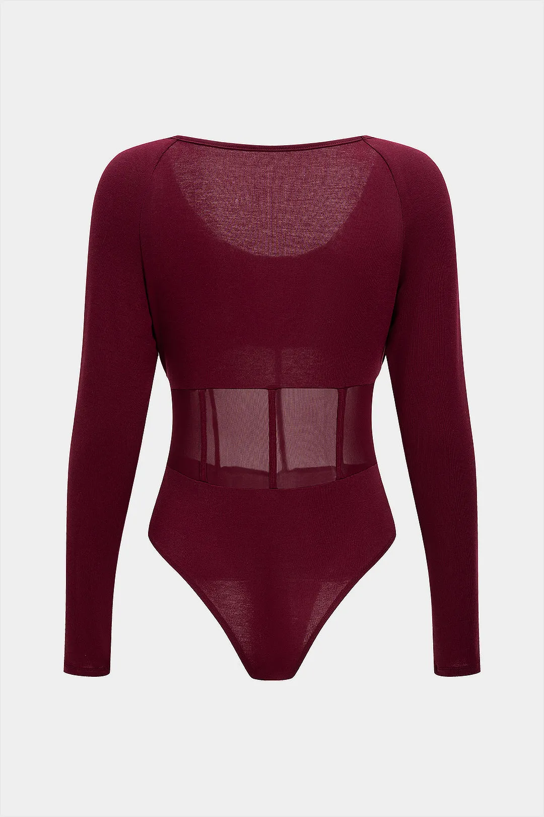 Patchwork Long Sleeve Bodysuit sold by Micas product image thumbnail 2