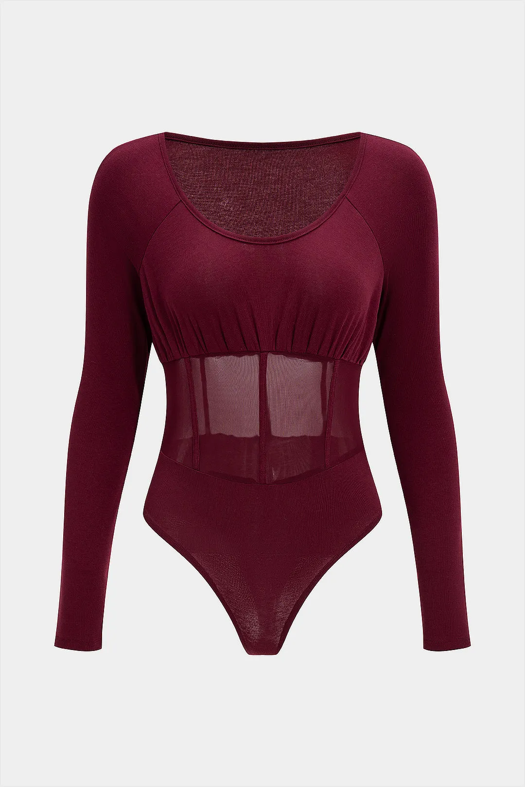 Patchwork Long Sleeve Bodysuit sold by Micas