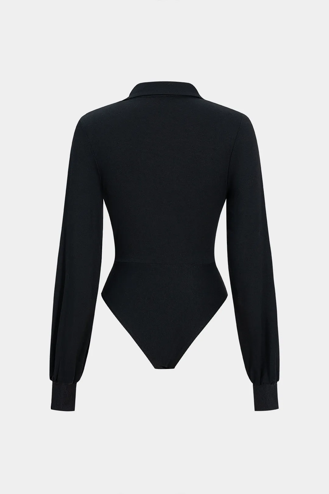 Button Ruched Long Sleeve Bodysuit sold by Micas product image thumbnail 2
