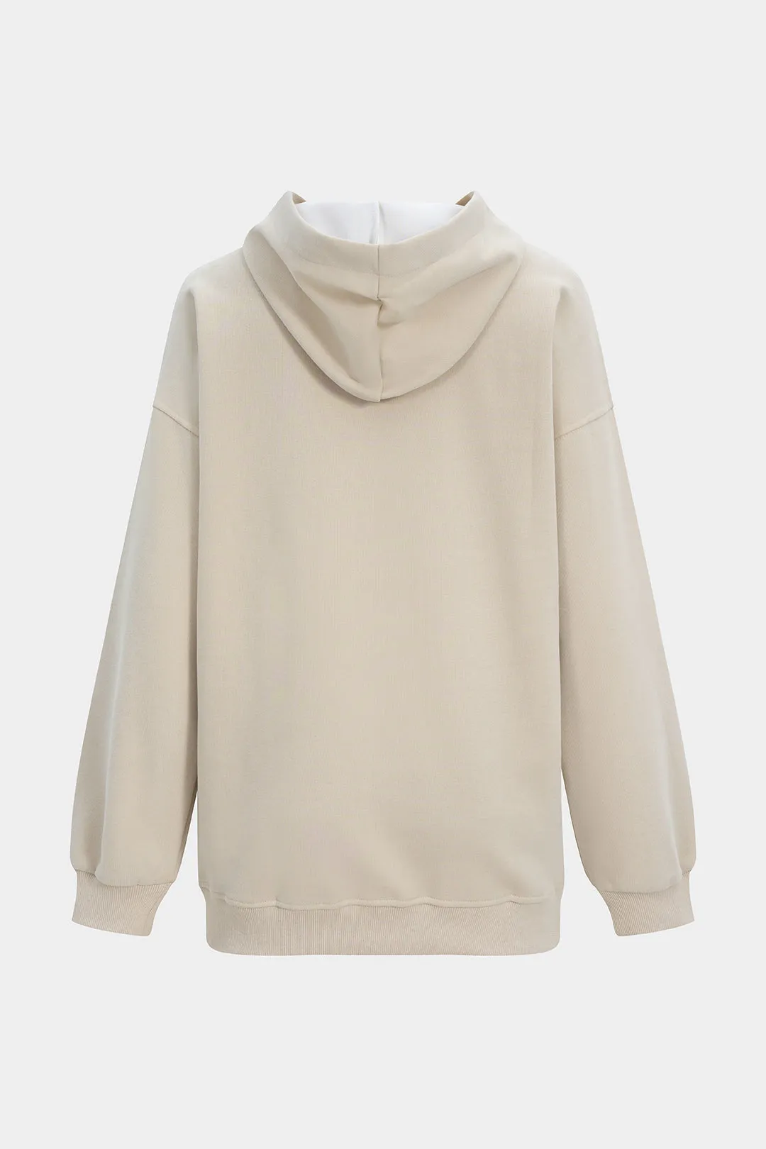 Letter Print Embroidery Hoodie sold by Micas product image thumbnail 2