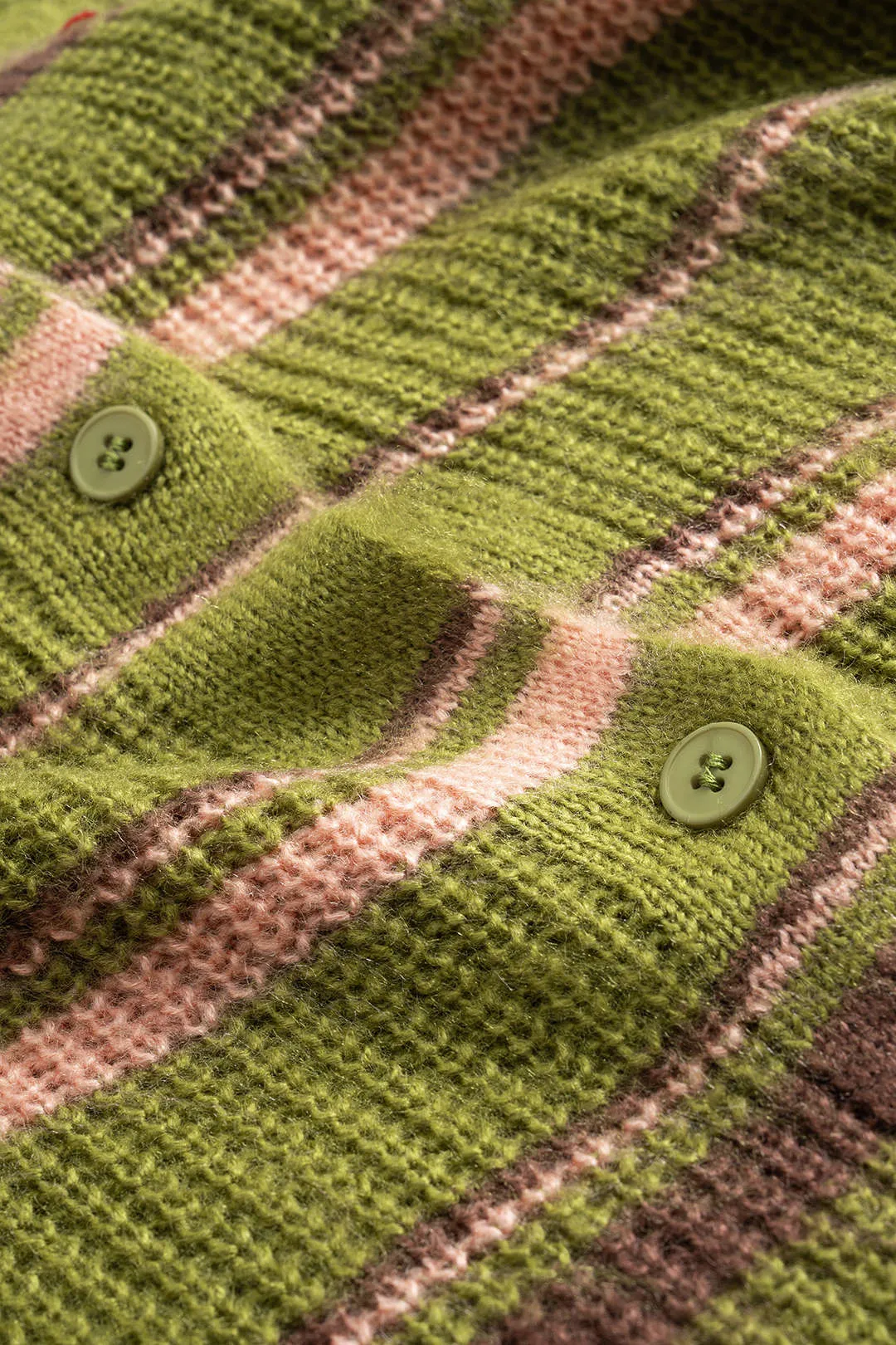 Stripes Contrast Print Knit Cardigan sold by Micas product image thumbnail 4