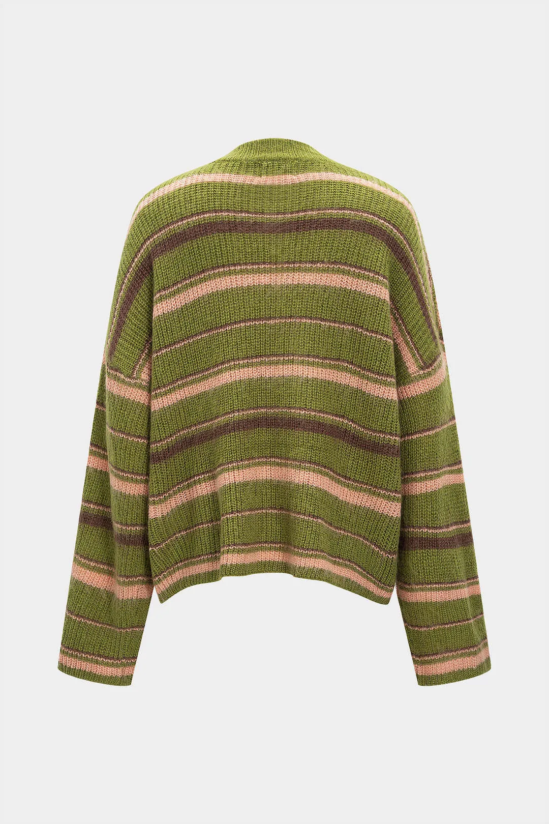 Stripes Contrast Print Knit Cardigan sold by Micas product image thumbnail 2