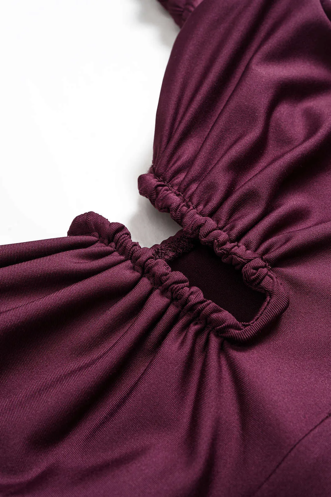 Ruched Twist Knot Slip Sleeveless Midi Dress sold by Micas product image thumbnail 3