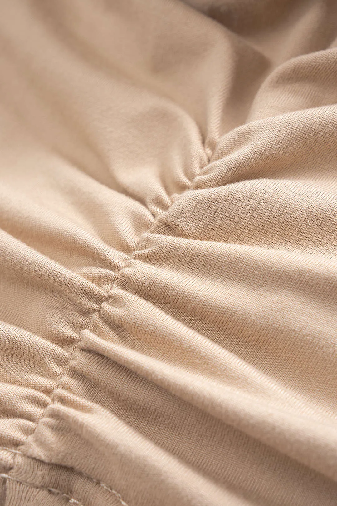 Ruched Long-Sleeve Top And Tie-Up Trousers Set sold by Micas product image thumbnail 3