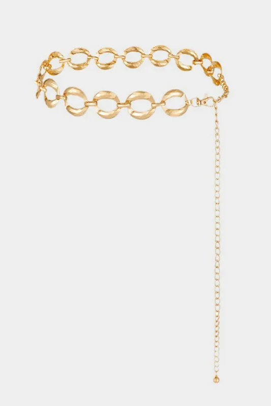 Bølge metal cirkel talje sold by Micas