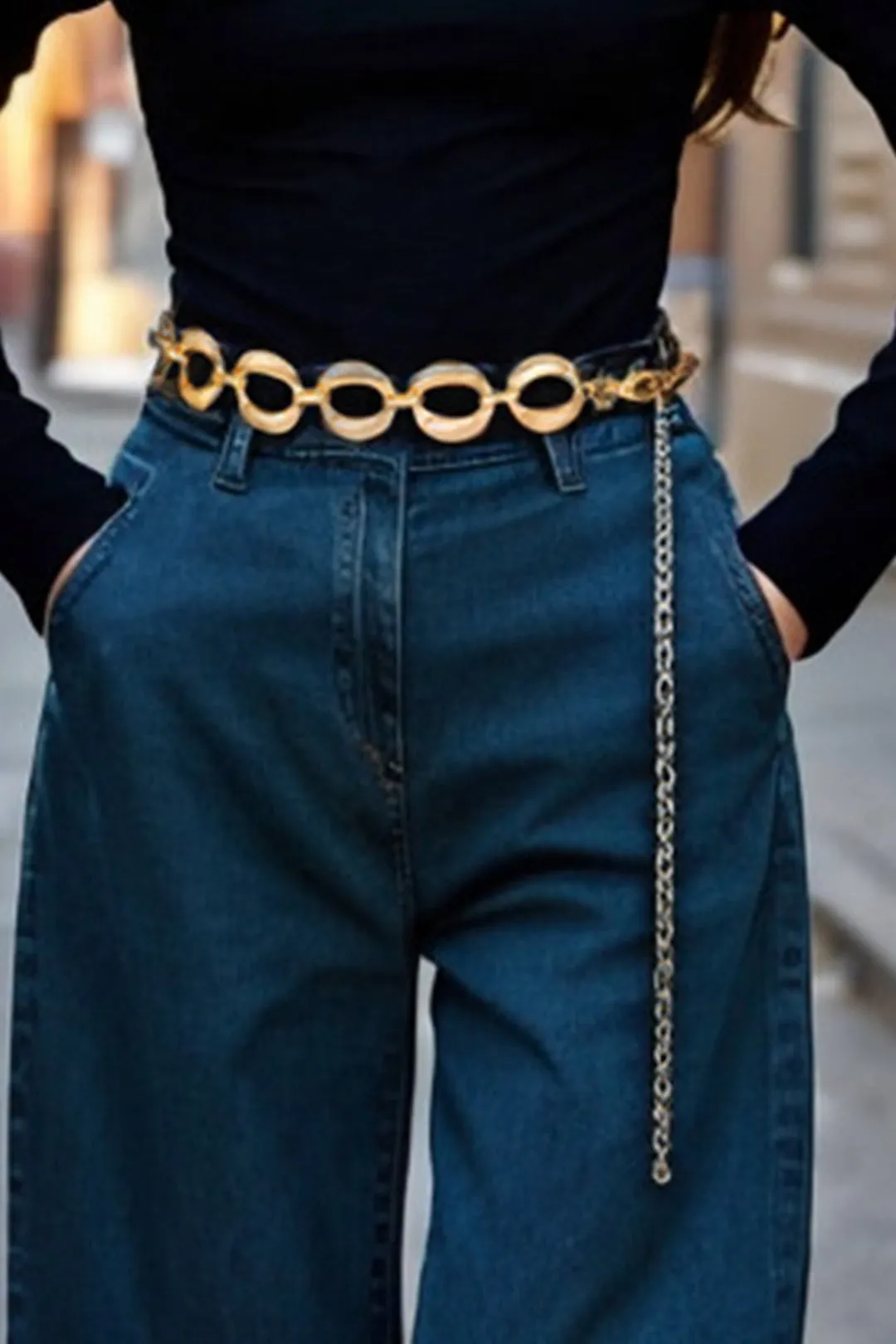 Bølge metal cirkel talje sold by Micas product image thumbnail 2