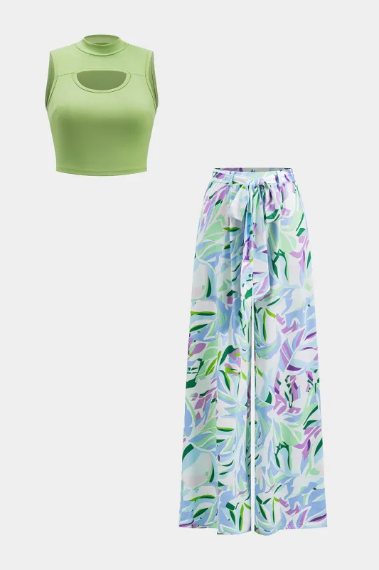 Skær ud og brede benbukser sæt sold by Micas