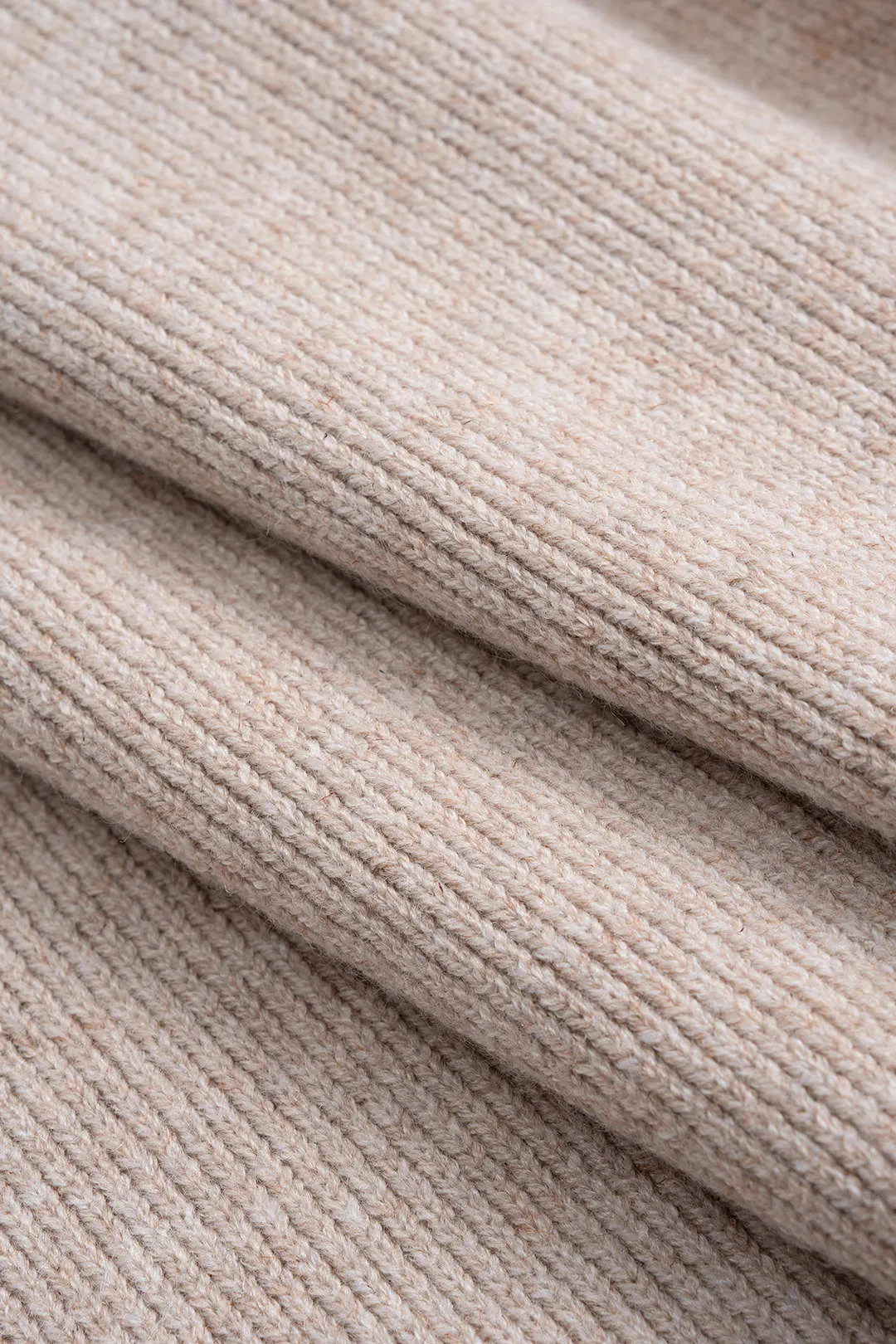 Knit V-Neck Button Long-Sleeve Top And 3D Embroidery Mini Skirt Set sold by Micas product image thumbnail 4