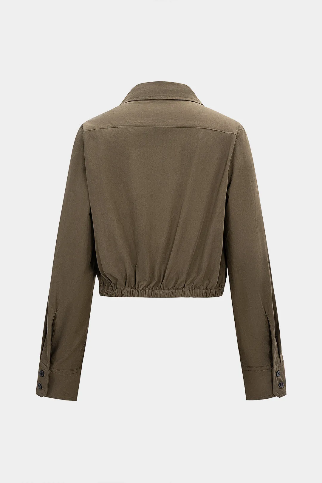 Ruched Pocket Long-Sleeve Top sold by Micas product image thumbnail 2