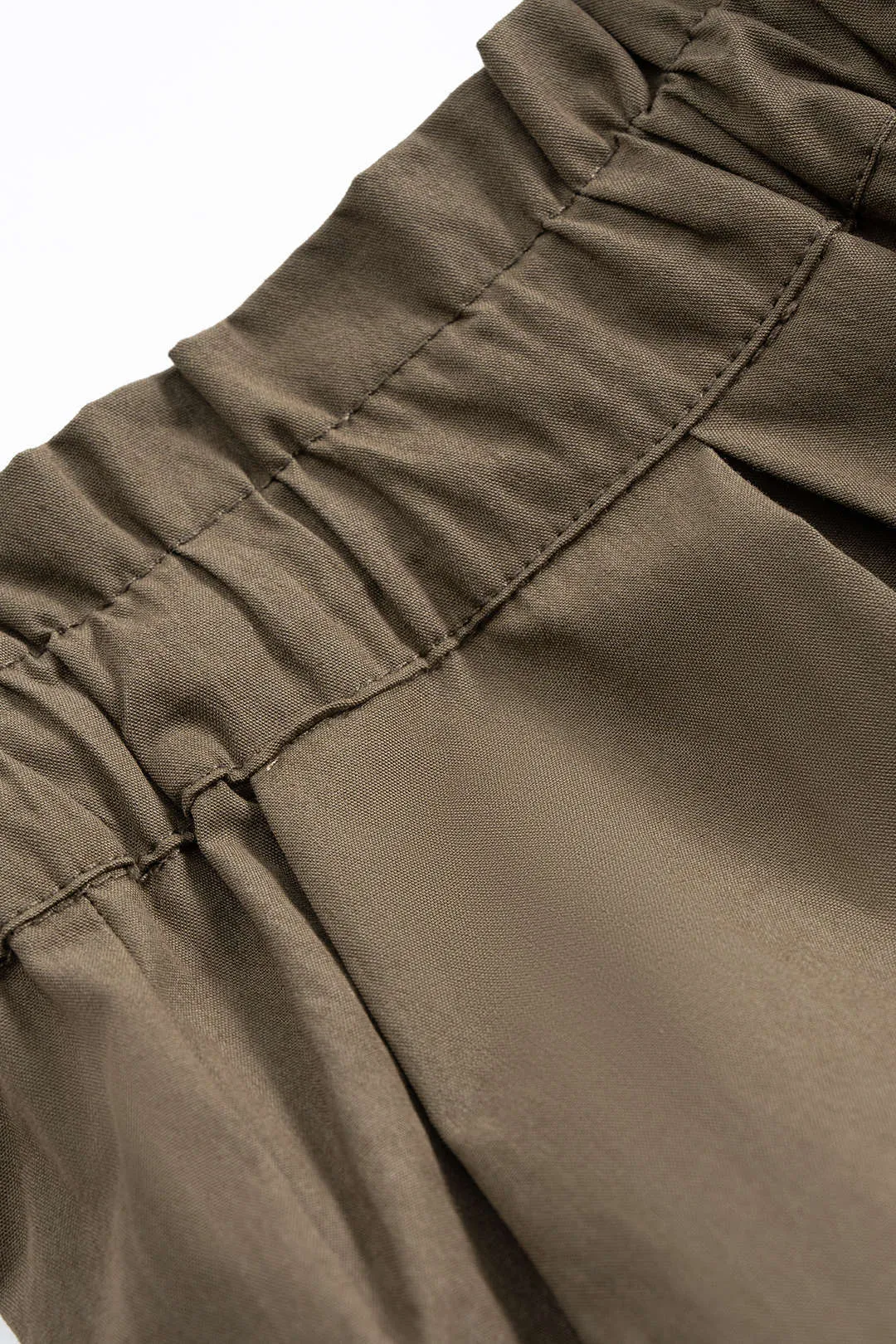 Tie-Up Ruched Pocket High Waist Shorts sold by Micas product image thumbnail 3