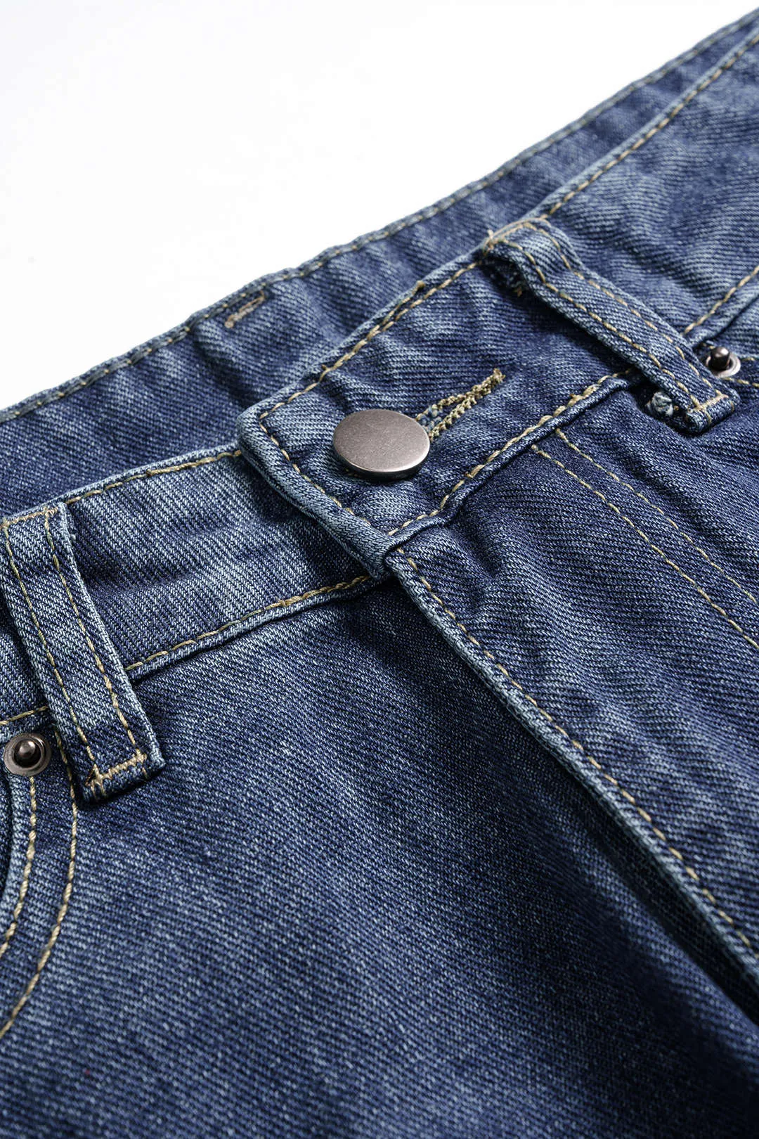 Denim Washed Wide Leg Jeans sold by Micas product image thumbnail 3