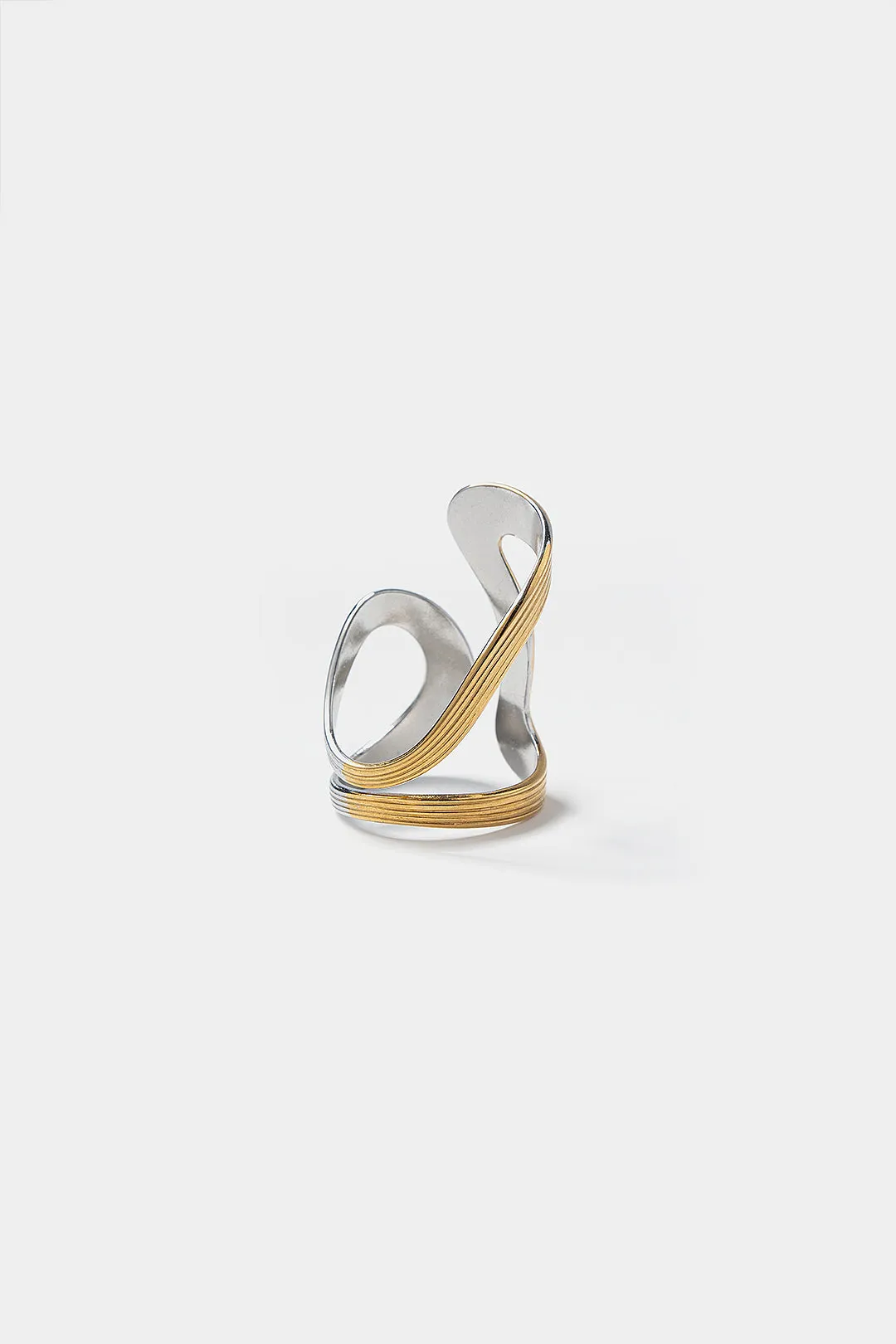 Metallic Irregular Open Ring sold by Micas product image thumbnail 2