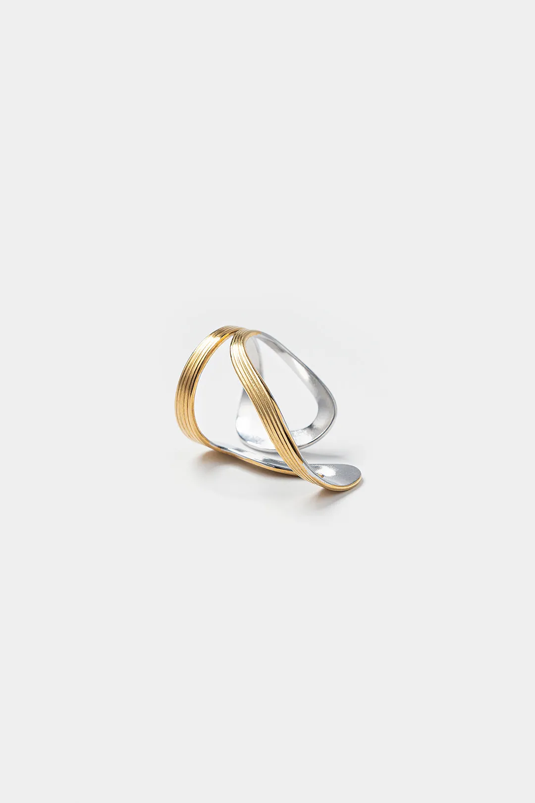 Metallic Irregular Open Ring sold by Micas product image thumbnail 3