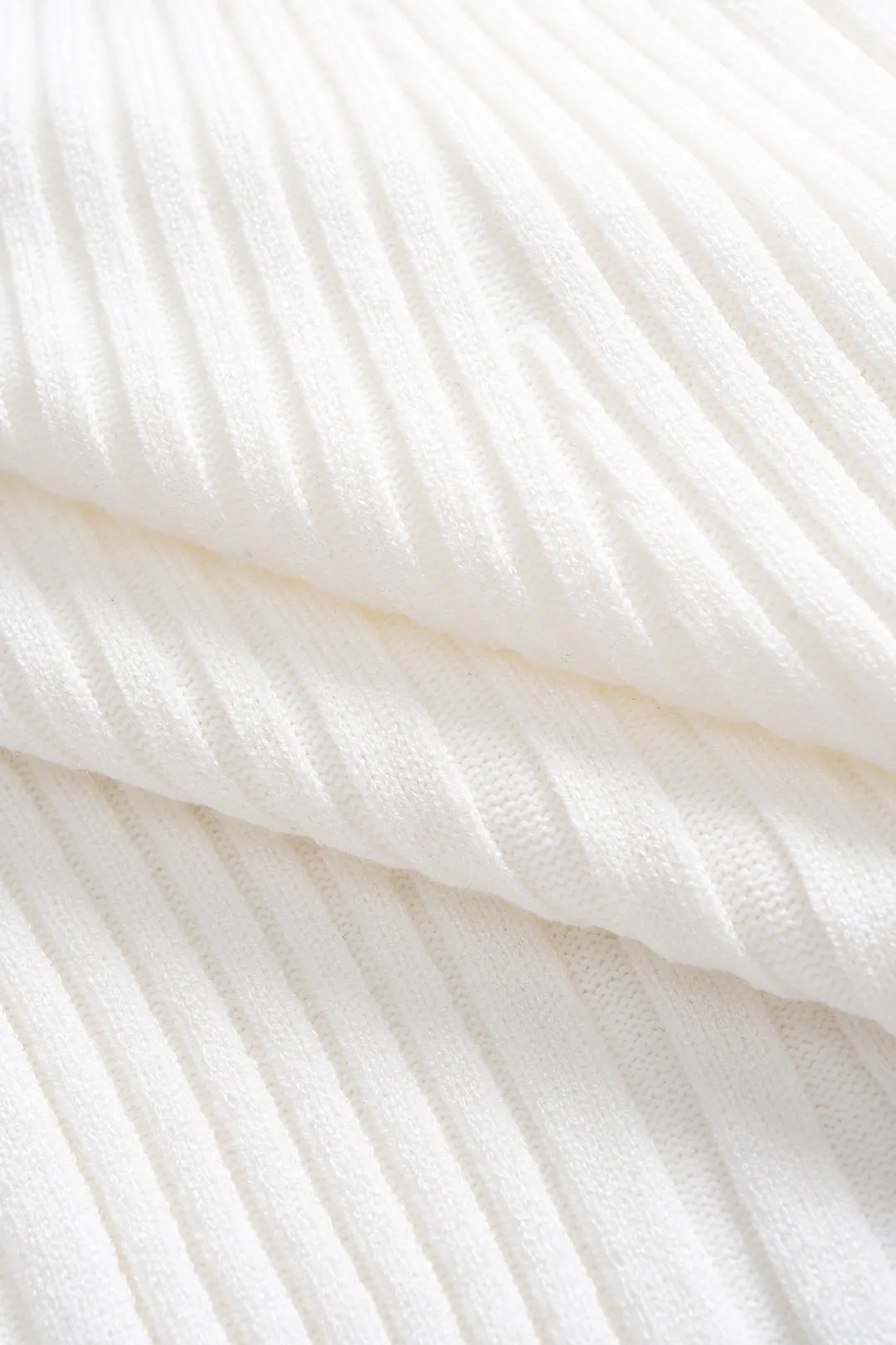 Plus Size Knit Contrast Ruffle Long Sleeve Dress sold by Micas product image thumbnail 4