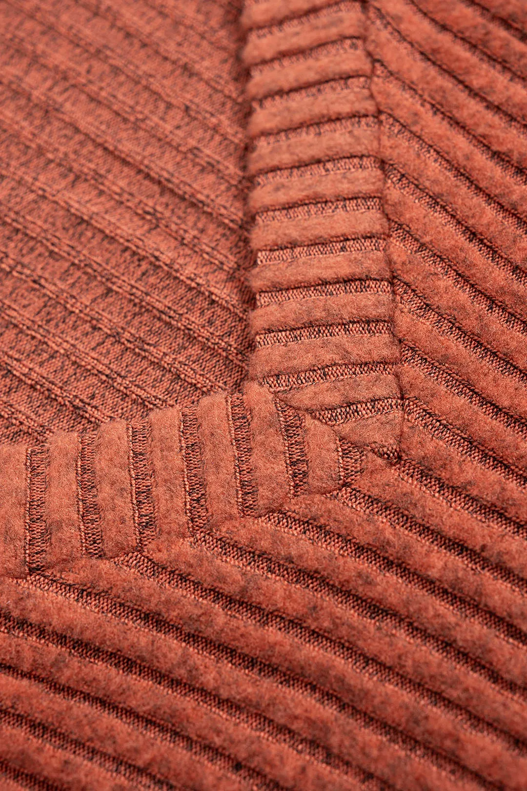 Knit V-Neck Ribbed Long Sleeve Dress sold by Micas product image thumbnail 3