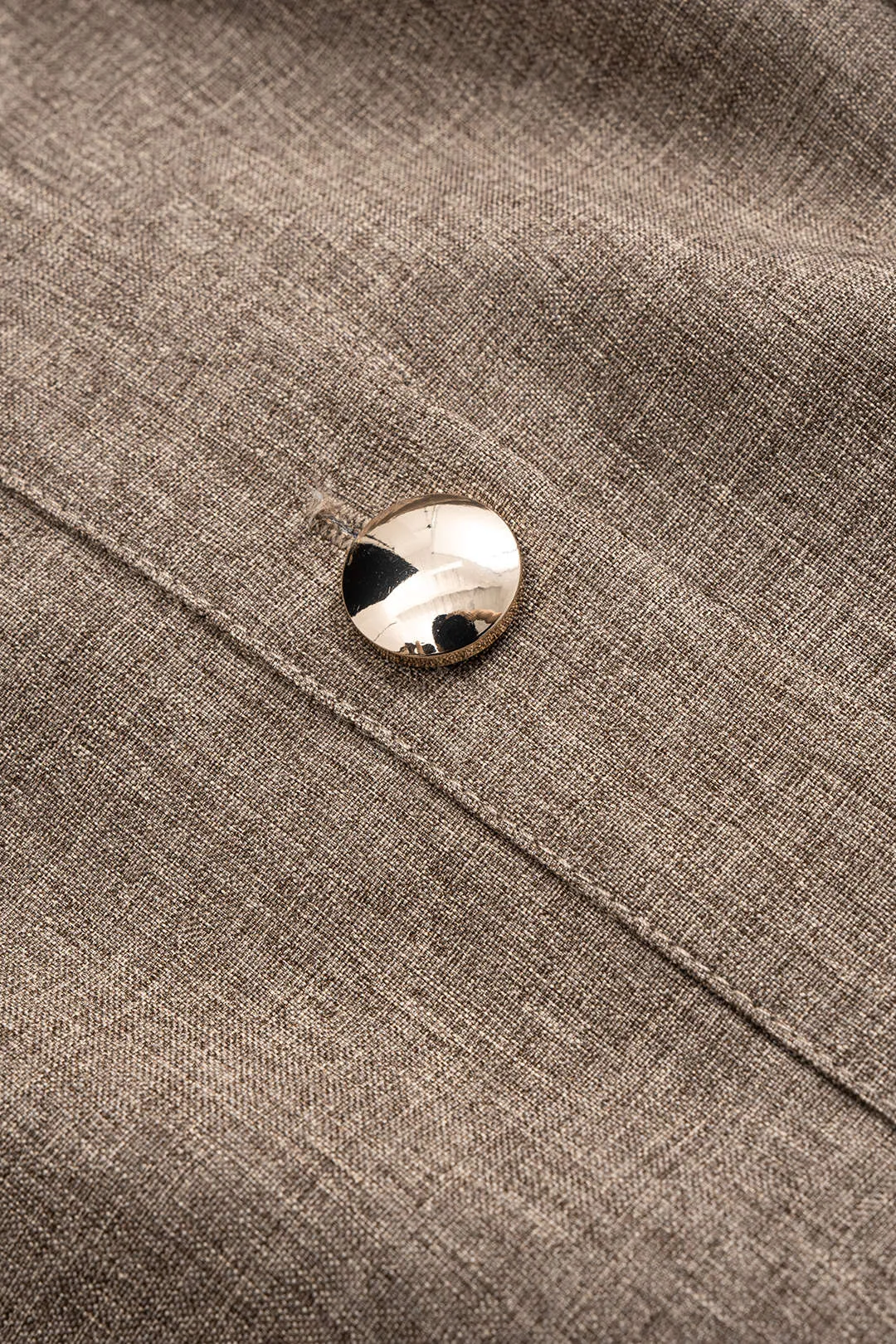 Asymmetrical Belted Button Short Sleeve Mini Dress sold by Micas product image thumbnail 3