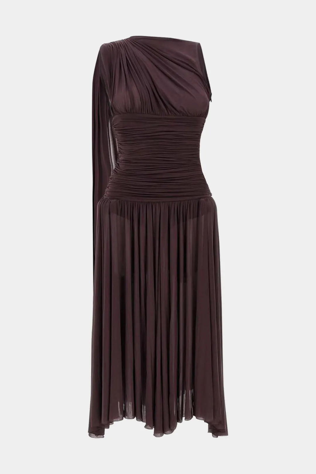 Plus Size Ruched Sleeveless Maxi Dress sold by Micas