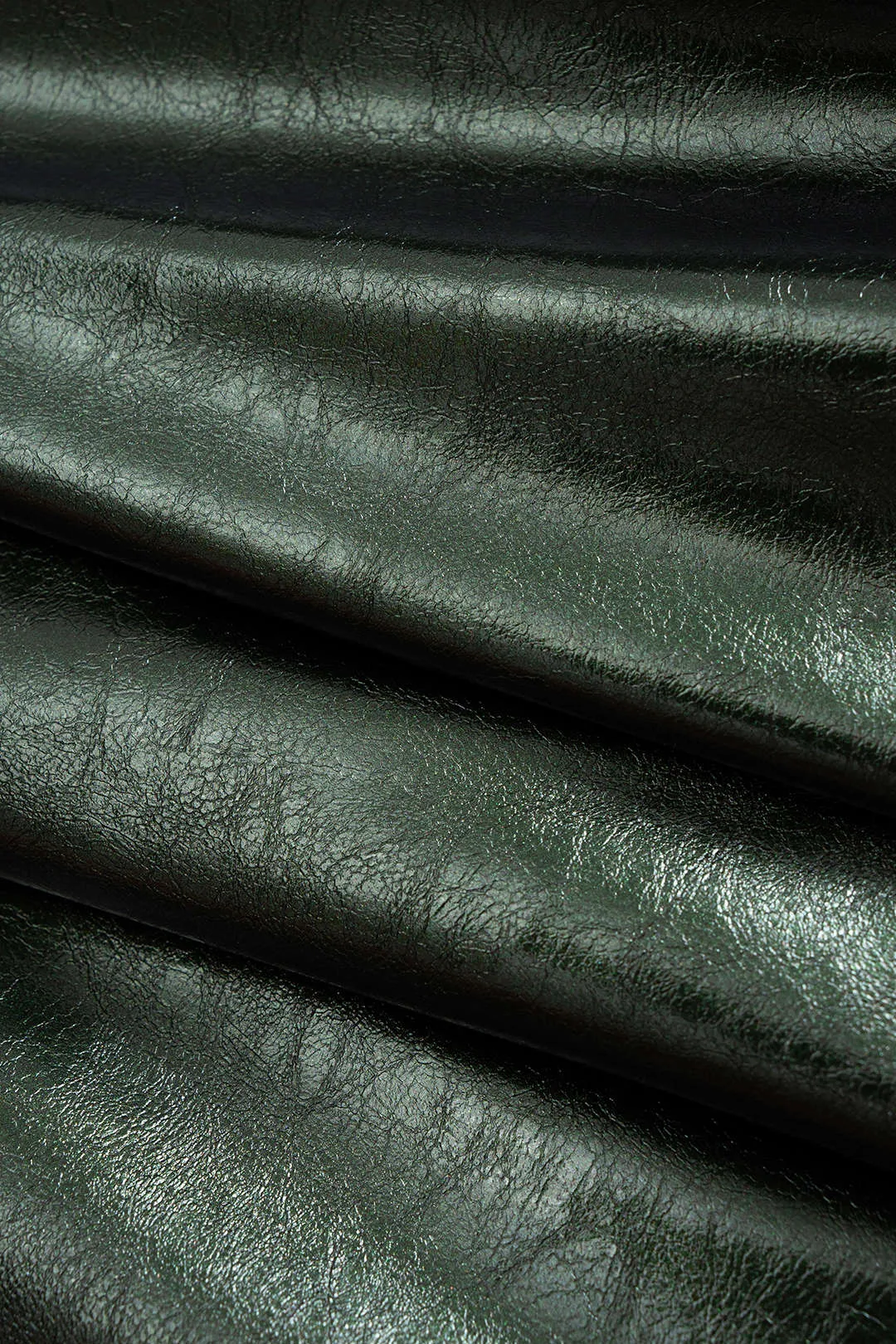 Faux Leather High Waist Ruched Asymmetrical Skirt sold by Micas product image thumbnail 4