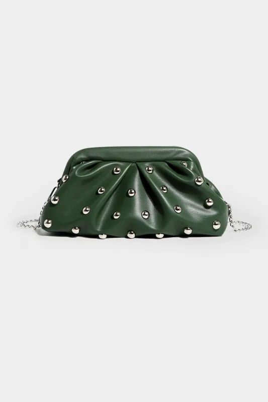 Rivet cross-body taske sold by Micas