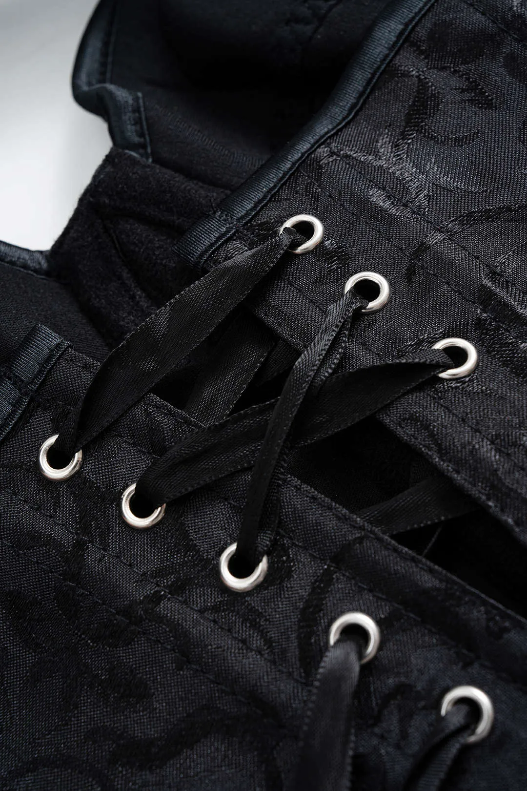 Jacquard Halter Neck Tie-Back Cami Top sold by Micas product image thumbnail 4