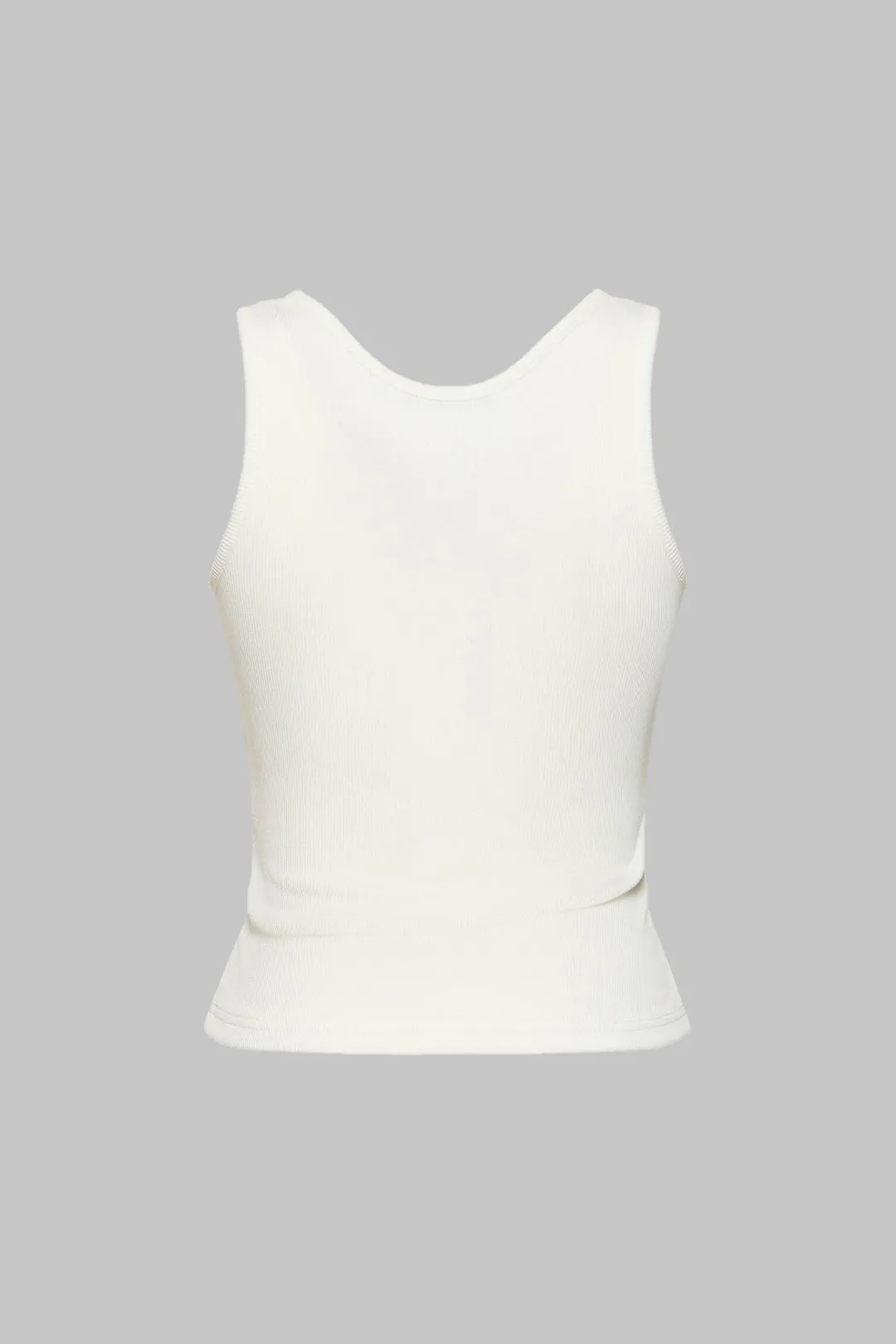 Metallic Cut Out V-Neck Tank Top sold by Micas product image thumbnail 2