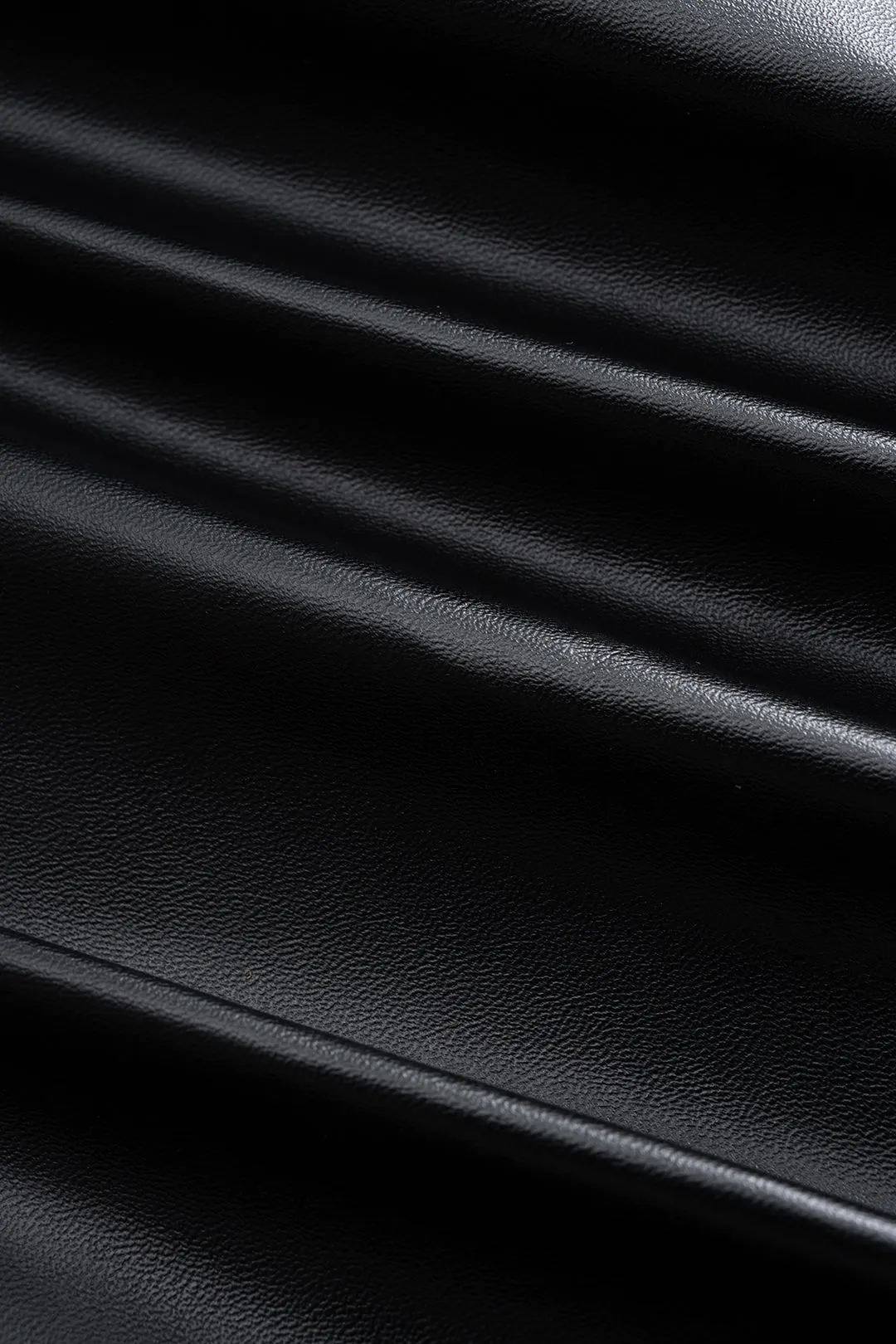 Faux Leather Asymmetrical Twist Knot Tank Top sold by Micas product image thumbnail 4