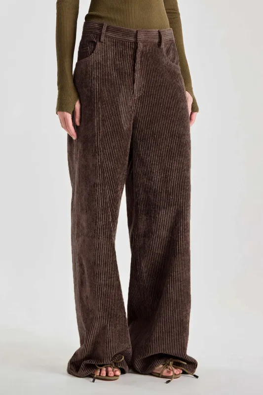 Corduroy Zipper Pocket Trousers sold by Micas