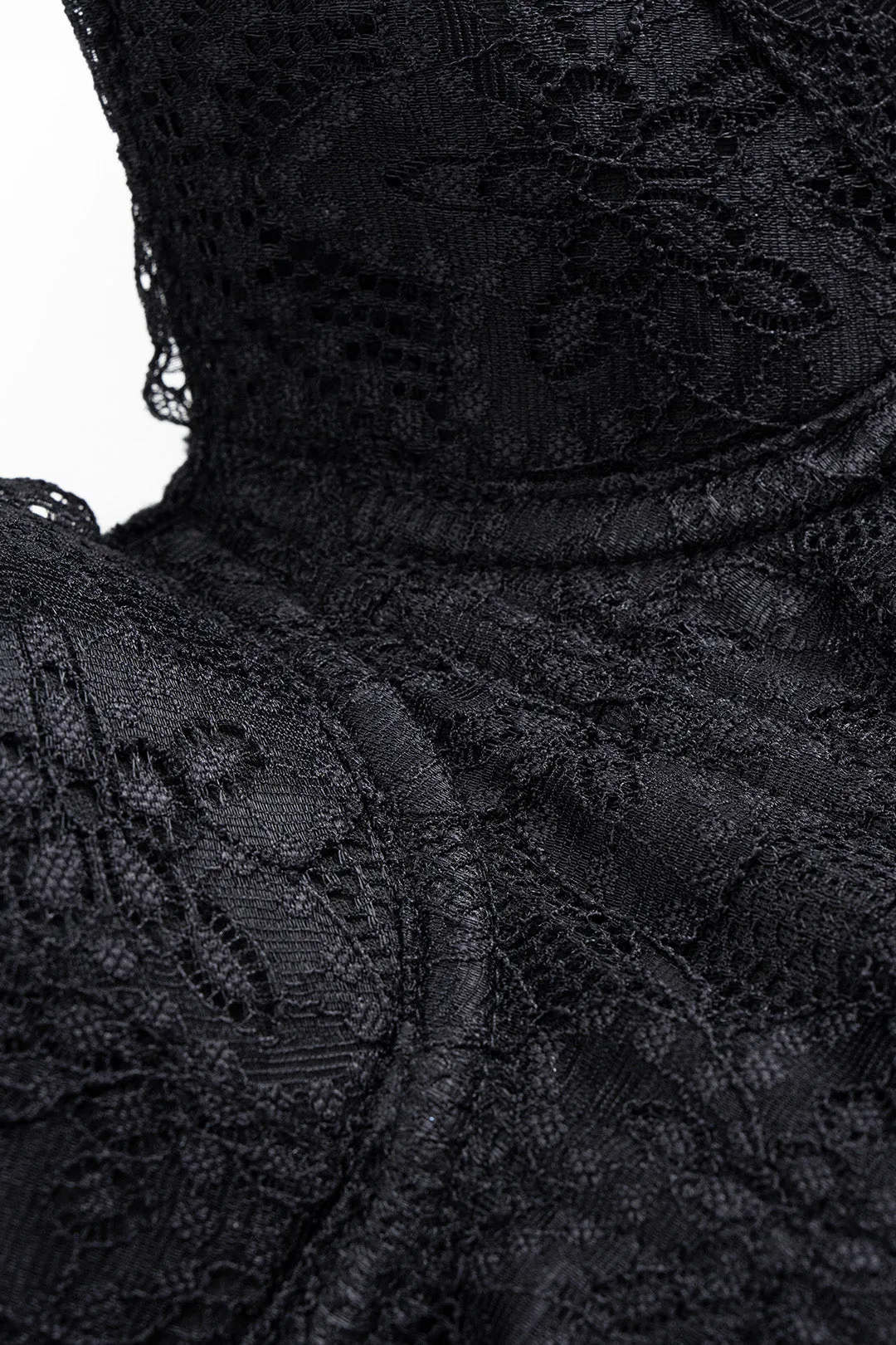 Underwire Lace Trim Mesh Corset Cami Top sold by Micas product image thumbnail 3