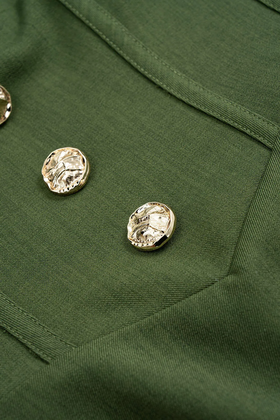 Shoulder Pads Notched Lapel Long Sleeve Mini Dress sold by Micas product image thumbnail 3