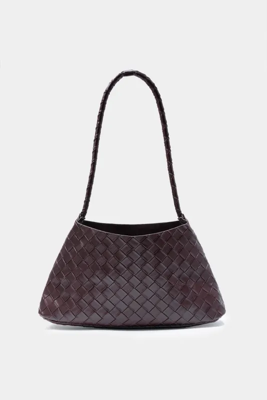 Faux Leather Woven Tote Bag sold by Micas