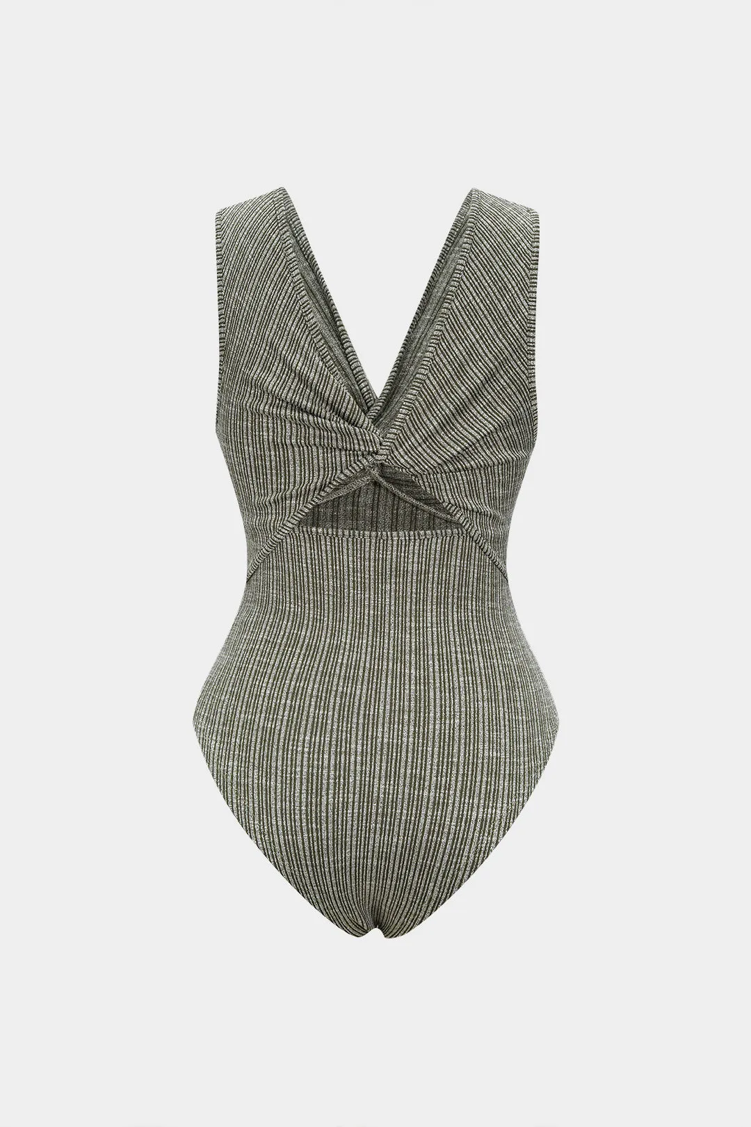 Ruched Twist Knot Sleeveless Bodysuit sold by Micas product image thumbnail 2
