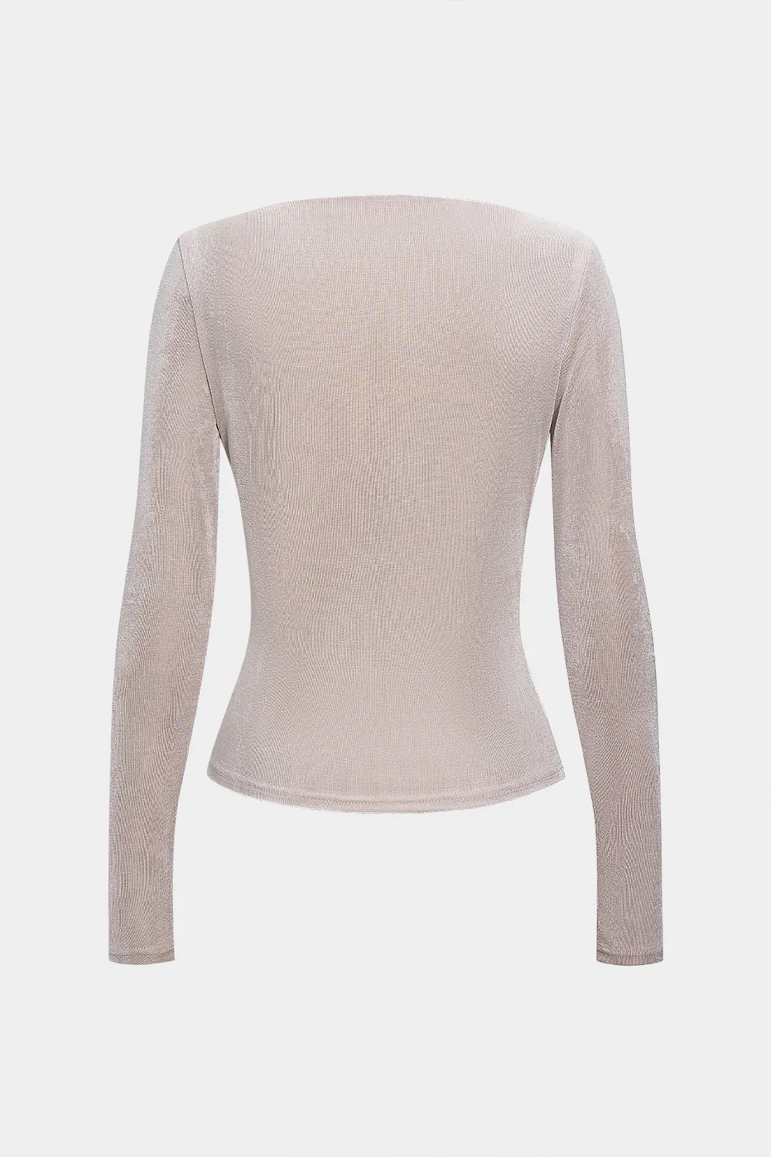 Ruched Long-Sleeve Top sold by Micas product image thumbnail 2