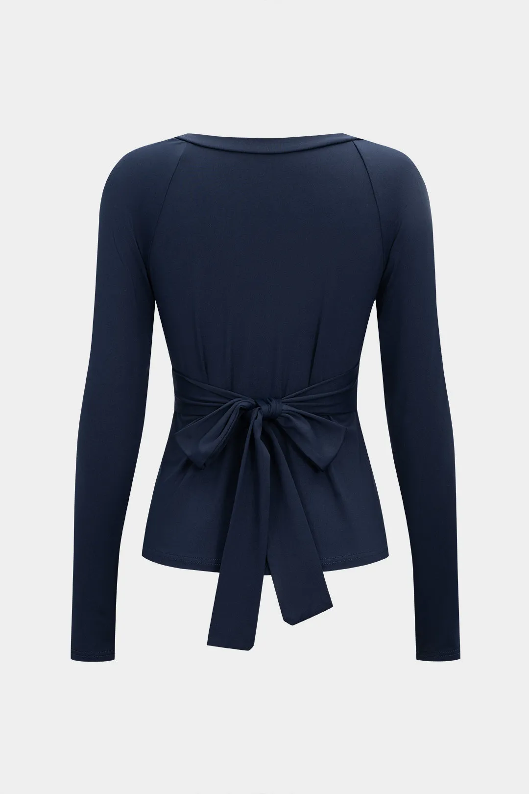 Strappy V-Neck Long-Sleeve Top sold by Micas product image thumbnail 2