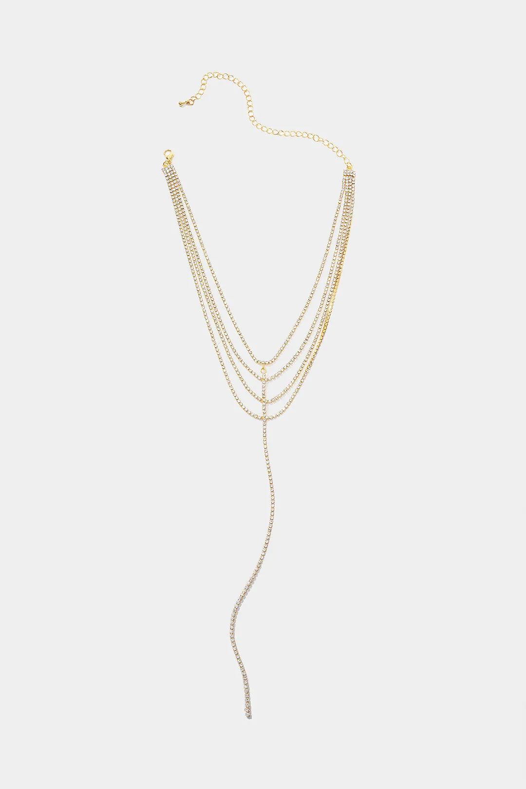 Rhinestone Multi-Layer Body Chain sold by Micas product image thumbnail 2