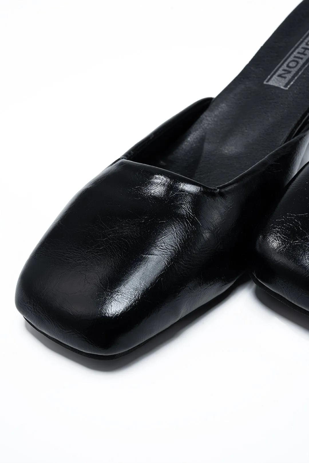 Leather Square Toe Heels sold by Micas product image thumbnail 3