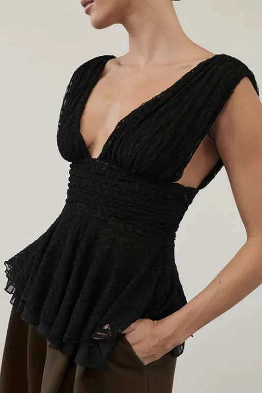 Deep V-Neck Tank Top sold by Micas