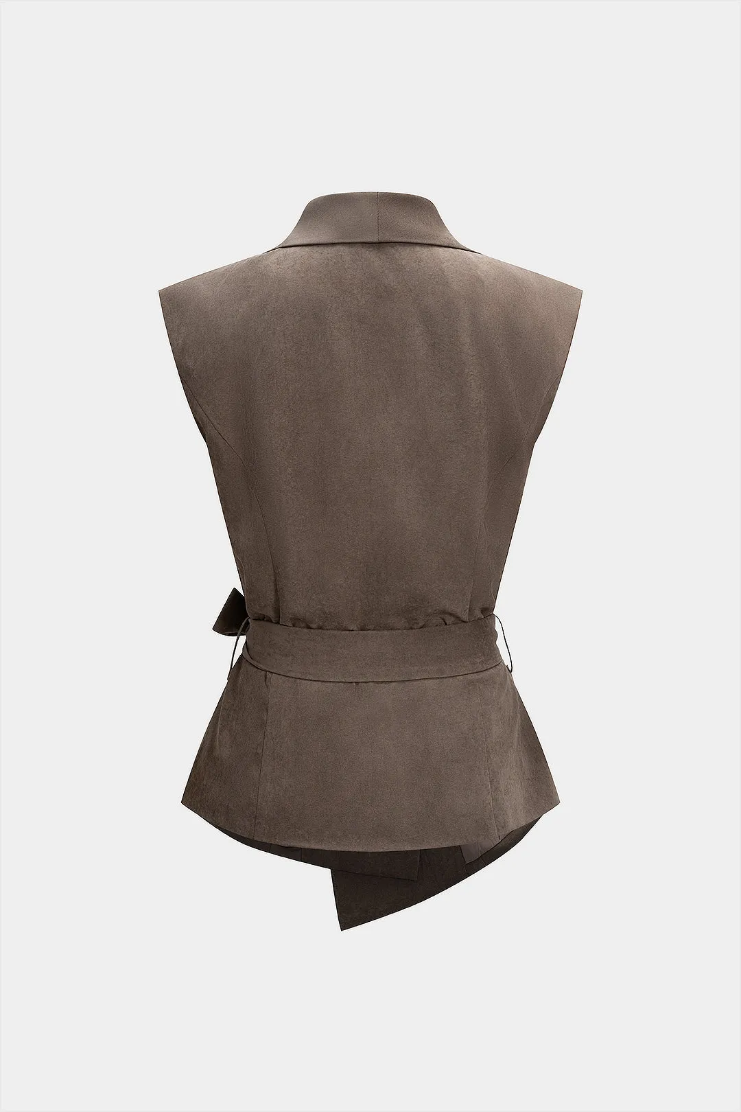 Tie Front Asymmetrical Tank Top sold by Micas product image thumbnail 2