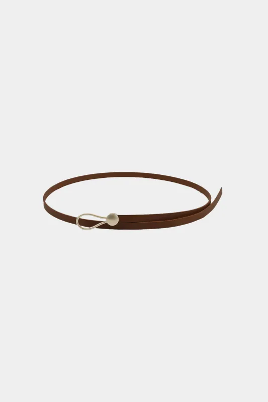 Leather Buckle Detail Belt sold by Micas