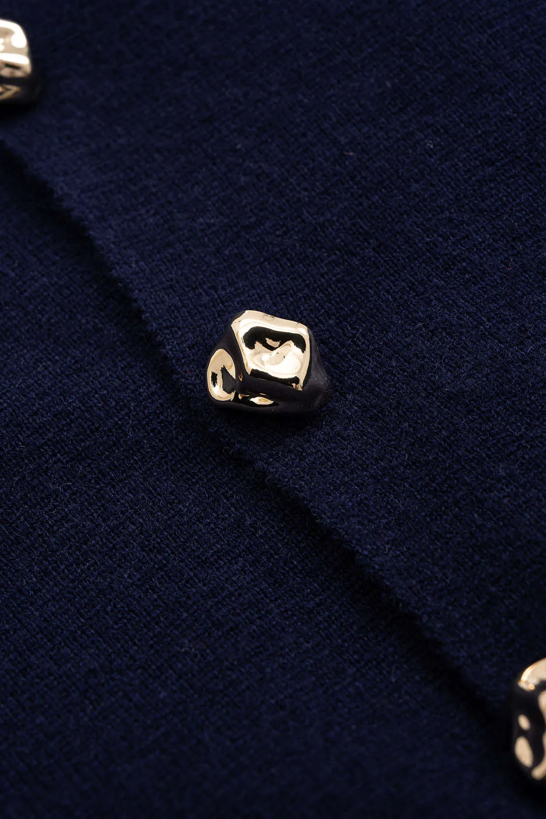 Knit Metallic Detail Patchwork Long-Sleeve Long-Sleeve Top sold by Micas product image thumbnail 3