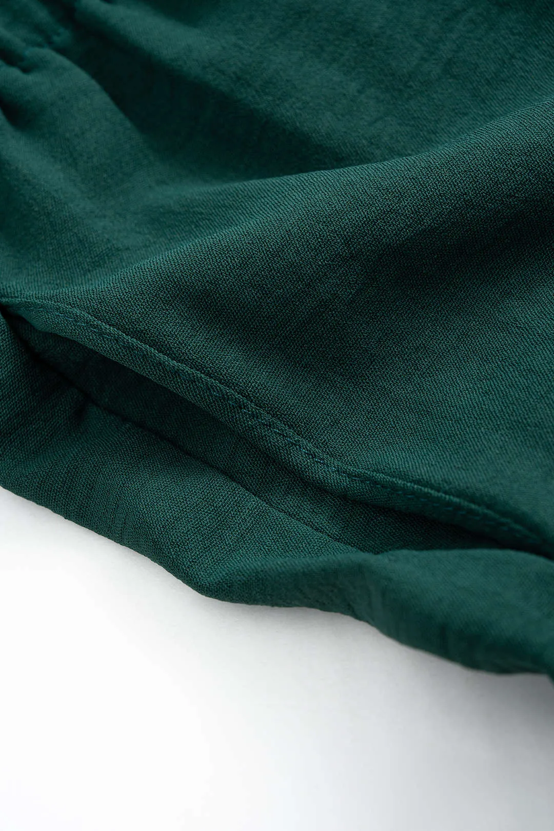 Tie-Up V-Neck Long-Sleeve Top And Wide Leg Trousers Set sold by Micas product image thumbnail 5