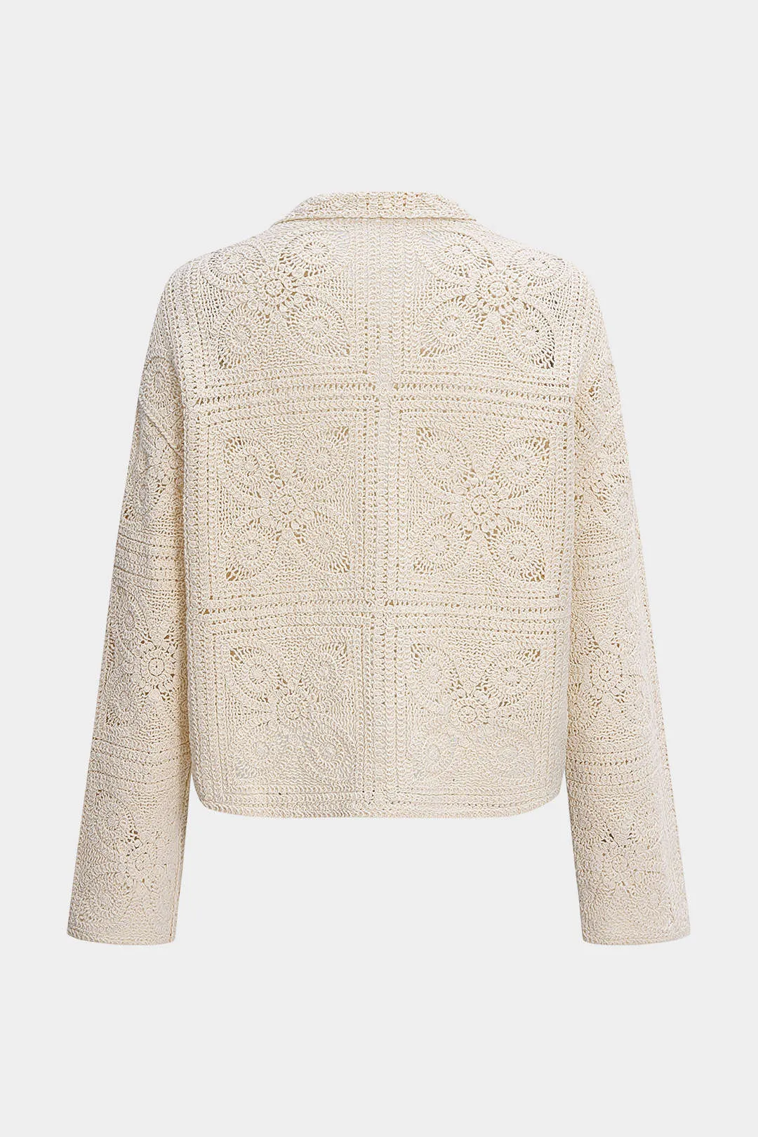 Knit Button Hollow Out Cardigan sold by Micas product image thumbnail 2